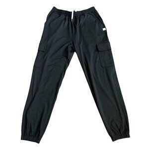 Vuori Black Jogger Track Pants with Elastic Waistband